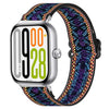 Correa de reloj trenzada de nailon para Redmi Watch 6 / Watch 5 / Watch 4 (Azul Nacional Morado)