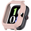Marco protector para reloj con cobertura total de la oreja para PC Vivo iQOO Watch GT (rosa)