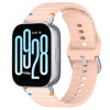 Correa de silicona de 22 mm con costuras onduladas para Redmi Watch 5 Active/Watch 5 Lite (rosa)