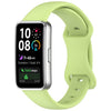 Correa de silicona con hebilla de mariposa para Huawei Band 10 (lima)