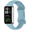 Correa de silicona con hebilla de mariposa para Huawei Band 10 (azul elástica)