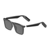 Gafas inteligentes YJ008 con chip de IA, para deportes al aire libre y llamadas Bluetooth (negras)