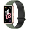 Correa de silicona magnética con forma de I para Huawei Watch Band 10/10 NFC (verde y negro)