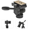 Adaptador de cardán hidráulico para videocámara YUNTENG VCT-850 con interfaz de tornillo de 1/4"