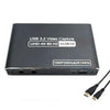 Tarjeta de captura de video HDMI 4K C10 con entrada de micrófono y salida de audio, adaptador USB 3.1 para transmisión en vivo