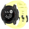 Correa de silicona transpirable para reloj Garmin Instinct E de 45 mm (amarilla)