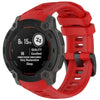 Correa de silicona transpirable para reloj Garmin Instinct E de 45 mm (roja)