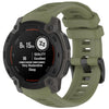 Correa de silicona transpirable para reloj Garmin Instinct E de 45 mm (verde)