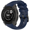 Correa de silicona transpirable para reloj Garmin Instinct E de 40 mm (azul medianoche)