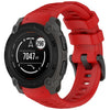 Correa de silicona transpirable para reloj Garmin Instinct E de 40 mm (roja)