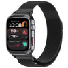 Correa de reloj con cierre magnético milanés y conector metálico vertical para Huawei Watch D2 (negra)
