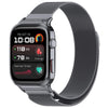 Correa de reloj con cierre magnético milanés y conector metálico vertical para Huawei Watch D2 (gris)