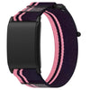 Correa de reloj con cierre de velcro de nailon para WHOOP 4.0/5.0 (rosa y morado)