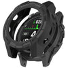 Estuche protector de TPU de media cobertura para Garmin Descent G2 Hollow Armor (negro)