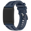 Correa de reloj de silicona trenzada de nailon compuesto para WHOOP 5.0/4.0 (azul)