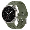 Correa deportiva de silicona de 20 mm para Amazfit Active 2 (verde militar)