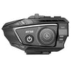 Auriculares BT56 con efectos de luz y ritmo para casco de motocicleta, compatibles con música y Bluetooth.