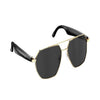 Gafas inteligentes W100C con conversación y traducción inteligente por IA y llamadas Bluetooth (negras)