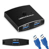 Divisor de impresora para unidad USB U3, conmutador bidireccional USB 3.0, concentrador de 1 entrada y 2 salidas