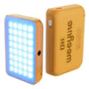 Luz RGB portátil Weeylite S03 para transmisión de video en vivo, fotografía y luz de relleno a todo color (amarilla)