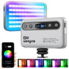 Lámpara de relleno portátil Weeylite S05 con control por aplicación para teléfono, para transmisión de video en vivo, fotografía, luz de relleno RGB a todo color (gris)