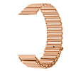 Correa de reloj de acero inoxidable con hebilla de tirachinas de 18 mm (oro rosa)