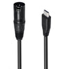 Cable adaptador de audio para micrófono y teléfono JUNSUNMAY, macho tipo C a XLR hembra, longitud: 1 m