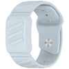 Correa de silicona con textura para reloj WHOOP 4.0 (azul claro)