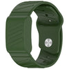 Correa de silicona con textura para reloj WHOOP 4.0 (verde militar)