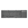 Teclado inalámbrico plegable KF86 MAX compatible con Bluetooth y panel táctil