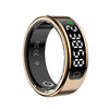 Anillo inteligente R11C talla 13, monitoriza la frecuencia cardíaca, el oxígeno en sangre y el sueño, con múltiples modos deportivos (oro rosa)