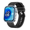 Correa de silicona con hebilla de pasador y cabeza de metal para Huawei Watch Fit4 / Fit4 Pro / Fit3 (negra)