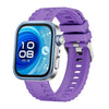 Correa de silicona con hebilla de pasador y cabeza de metal para Huawei Watch Fit4/Fit4 Pro/Fit3 (morado lila)