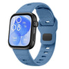 Correa de silicona con hebilla invertida Wave para Huawei Watch Fit 5 / Fit 5 Pro / Fit 4 (azul)