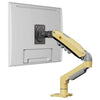 NORTH BAYOU F80 - Brazo de monitor de altura ajustable para pantallas de 17 a 30 pulgadas, soporte de escritorio (amarillo)
