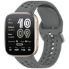Correa de silicona con hebilla de liberación rápida para Amazfit Bip 6 / Bip Max (Gris espacial)