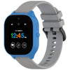 Correa de silicona texturizada de 20 mm para reloj infantil Verizon Gizmo Watch 3 (gris niebla matutina)