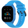 Correa de silicona texturizada de 20 mm para reloj infantil Verizon Gizmo Watch 3 (azul)
