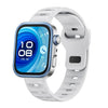 Correa de silicona negra con hebilla punteada (blanca) para Huawei Watch Fit 5 / Fit 5 Pro / Fit 4