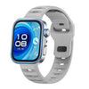 Correa de silicona negra con hebilla punteada (gris) para Huawei Watch Fit 5 / Fit 5 Pro / Fit 4