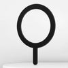 Anillo magnético de aleación de aluminio para carga inalámbrica Kalebol (negro, sin espacio)