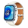 Correa de cuero para Huawei Watch Fit 5 / Fit 5 Pro / Fit 4 (Blanco)
