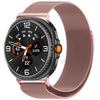 Correa magnética de acero inoxidable Milan para Galaxy Watch9/8/9 Classic/8 Classic (rosa)