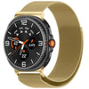 Correa magnética de acero inoxidable Milan para Galaxy Watch 9/8/9 Classic/8 Classic (dorada)