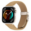 Correa de cuero con hebilla trasera Starlight Turtle y textura de lichi para Huawei Watch Fit 5 / Fit 5 Pro / Fit 4 (Camel)