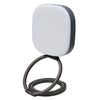 Lámpara LED de relleno para selfis portátil AL80 con luz magnética giratoria de 360 grados (negra)