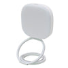 Lámpara LED de relleno para selfis portátil AL80 con luz magnética giratoria de 360 grados (blanca)