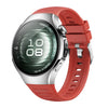 Correa de silicona corrugada para Huawei Watch 5 de 42 mm (roja)