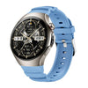 Correa de silicona con hebilla de metal para Huawei Watch 5 de 46 mm (azul nube)
