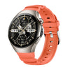 Correa de silicona con hebilla metálica para Huawei Watch 5 de 46 mm (naranja)